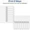Avery Divider, Ri, 8Tab, B&W, 6Pk AVE11822 - alternate 4